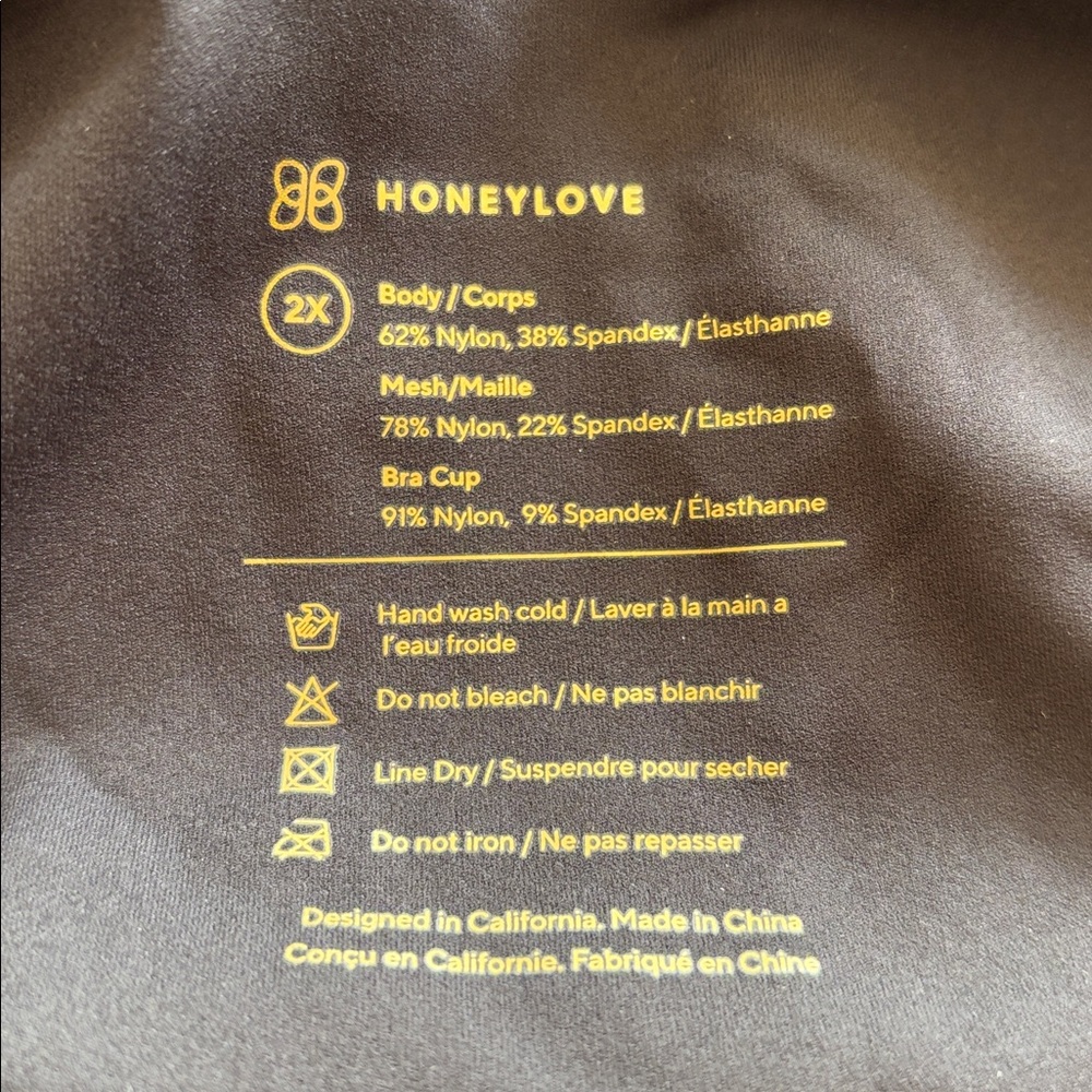 Honeylove LiftWear Tank Black size 2X NWT - Picture 6 of 6